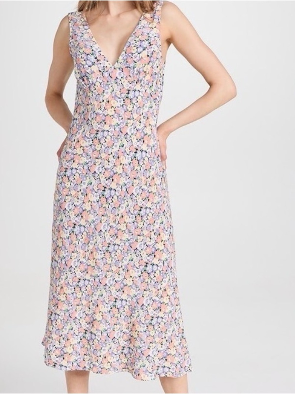 Rails Audrina Posy Field Midi Dress in Floral Print Size Small